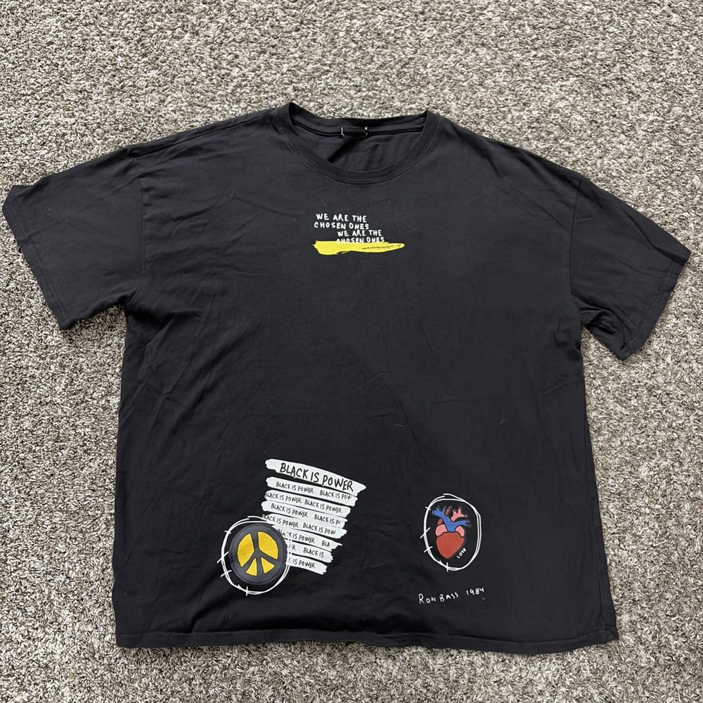 Black Power T Shirt Forever 21 XL We Are The Chosen Ones Ron Bass